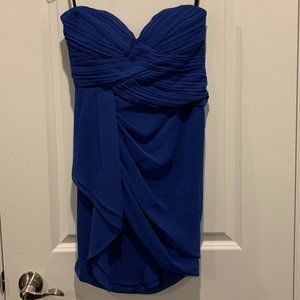 5/48, Blue Strapless, Cocktail Dress, Small